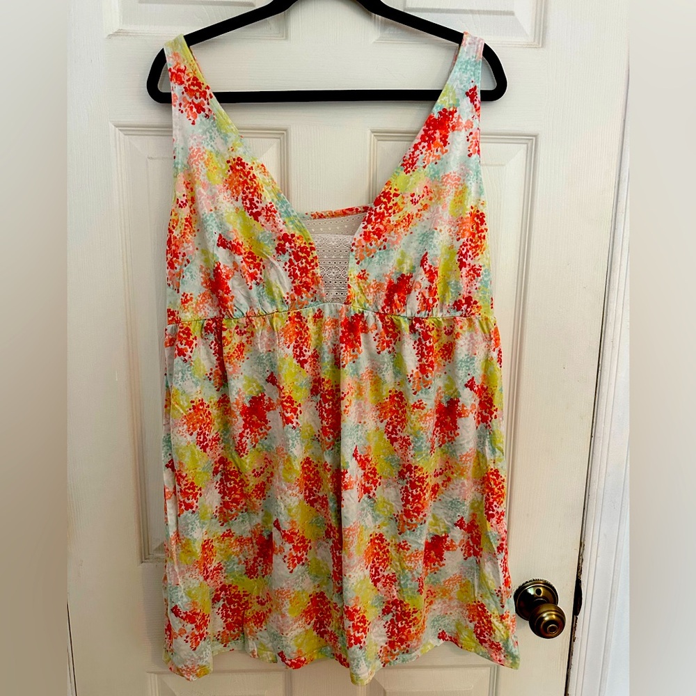CACIQUE floral cotton nightgown sz.22/24